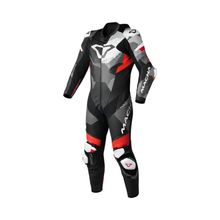Macacao Macna Ignite 1pc Preto Vermelho-1